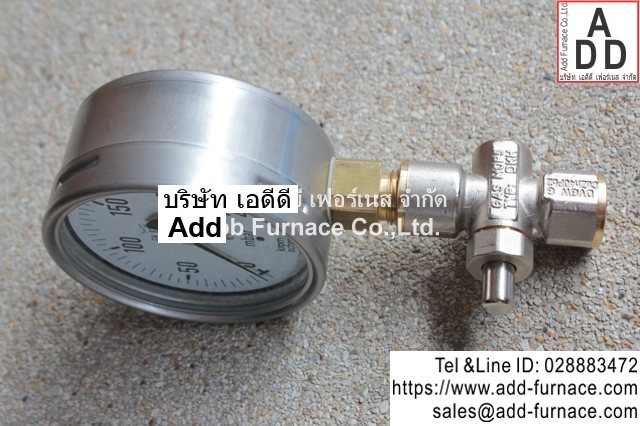 kromschroder Pressure Gauge Push Button Valve (4)